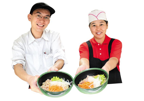 일본의 대표 명문대 중 하나인 와세다 대학교 학생식당 역시 테이블포투 캠페인을 진행하고 있다.