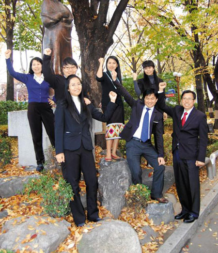 이종욱-서울 프로젝트에 참여한 라오스 교수들.