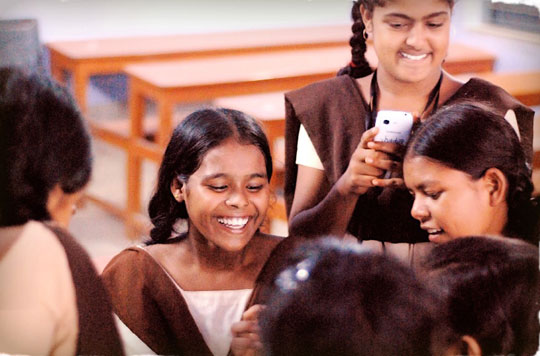‘샤디아’는 인도 빈민 지역의 교육 환경을 기술로 개선시키고 있다. /샤디아·이큐브랩·루미르 제공