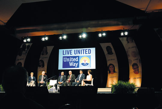 유나이티드웨이는 최근 대대적인 캠페인 ‘리브 유나이티드(Live United)’ 캠페인을 펼치고 있다. 사진은 2014년 세계총회 당시 모습. /유나이티드웨이 제공