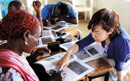 매년8월,‘ 호이’의자원봉사자들은 아프리카 케냐 코어로 떠나 현지 교사 연수 프로그램을 진행한다. /호이 제공