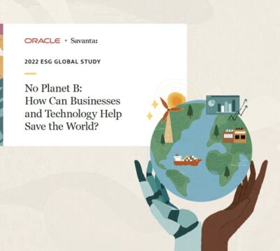 '제2의 지구는 없다(No Planet B)' 보고서/ 오라클 제공