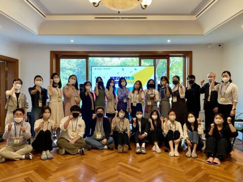 24일 서울 종로구 동락가에서 비영리스타트업 인큐베이팅 성과공유회 ‘2022 비영리스타트업 스테이지-α’가 개최됐다. /다음세대재단 제공