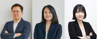 (왼쪽부터)한국사회투자의 이종익 CEO 겸 CIO, 이순열 CEO 겸 CSIO, 이혜미 CCO. /한국사회투자 제공