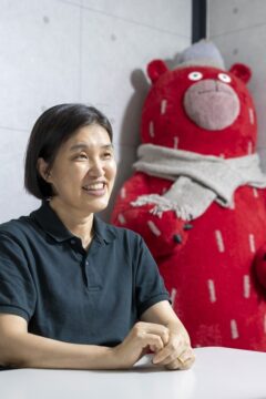 이진희 베어베터 공동대표는 “베어베터가 10년간 지속가능할 수 있었던 이유는 사업의 방점이 수익 창출이 아닌 ‘발달장애인 고용’에 찍혀있었기 때문”이라면서 “요즘은 베어베터가 알게 모르게 뿌려온 씨앗이 점차 꽃을 피우고 있는 걸 느낀다”고 말했다. /이신영 C영상미디어 기자