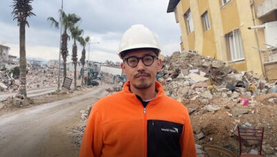 박한영 한국월드비전 국제구호·취약지역사업팀 대리는 지난 15일부터 22일까지 튀르키예 지진 피해 지역 중 하나인 안타키아(Antakya)에서 구호활동을 펼쳤다. /본인 제공