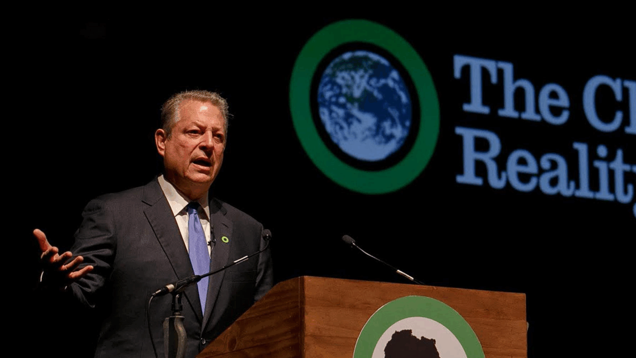 앨 고어 전 미국 부통령이 유엔 총회를 찾은 이재명 대통령에게 조기 탈석탄과 국가 온실가스 감축 목표 60% 이상 설정을 제안하는 서안을 보냈다. /앨 고어 홈페이지 갈무리