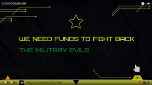 '클릭투도네이트 미얀마(CLICK2DONATE MM)'는 유튜브 채널을 통해 "악마 같은 군대에 맞서 싸우기 위해서는 기금이 필요하다"며 모금 활동을 독려하고 있다.